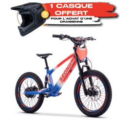 Draisienne SEDNA sx20 bleu/blanc/rouge + casque KENNY