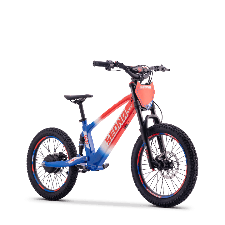Draisienne SEDNA sx20 bleu/blanc/rouge + casque KENNY