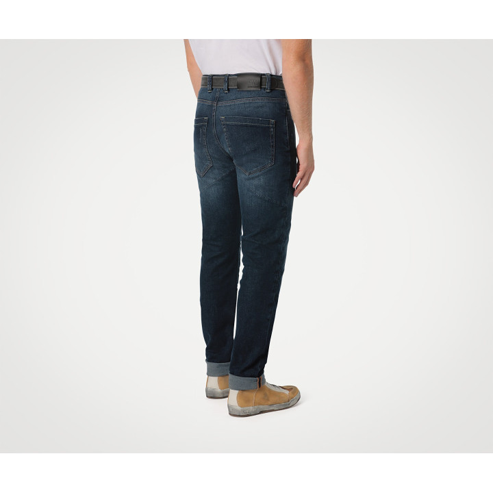 Pantalon jeans pmj caferacer bleu aaa | Oxmoto