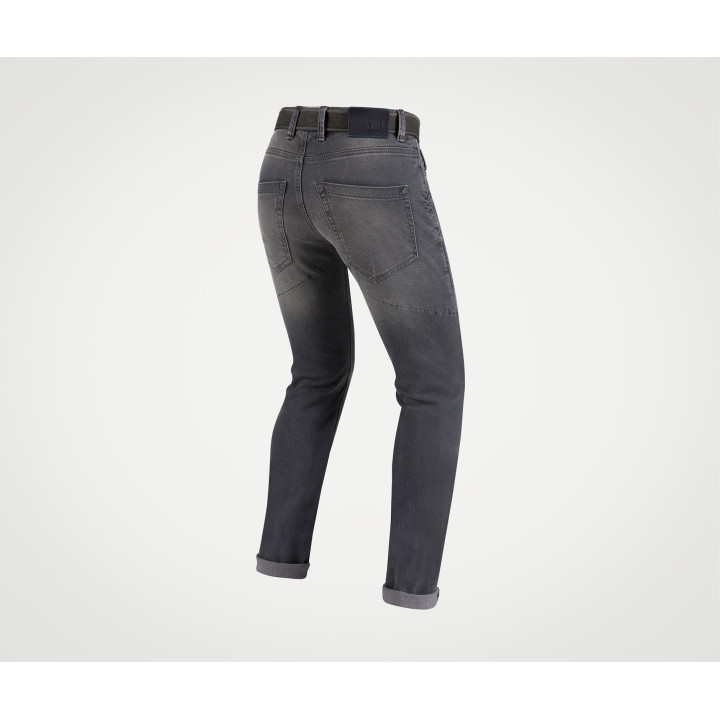 Pantalon jeans pmj caferacer gris aaa | Oxmoto