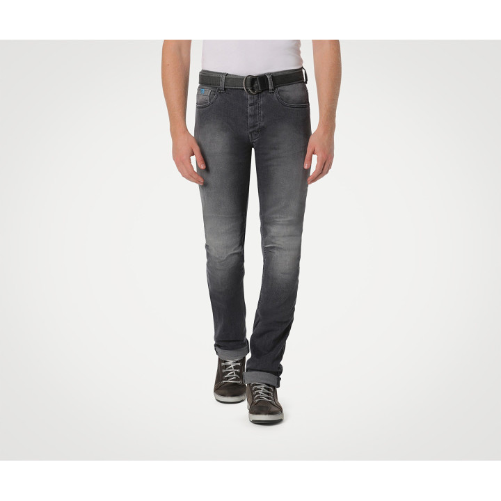 Pantalon jeans pmj caferacer gris aaa | Oxmoto