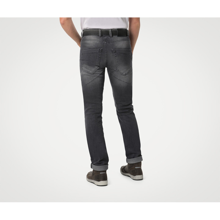 Pantalon jeans pmj caferacer gris aaa | Oxmoto