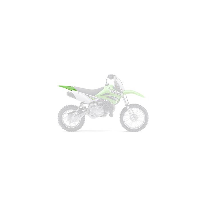 Garde-boue arrière UFO vert KX Kawasaki KLX110 | Oxmoto