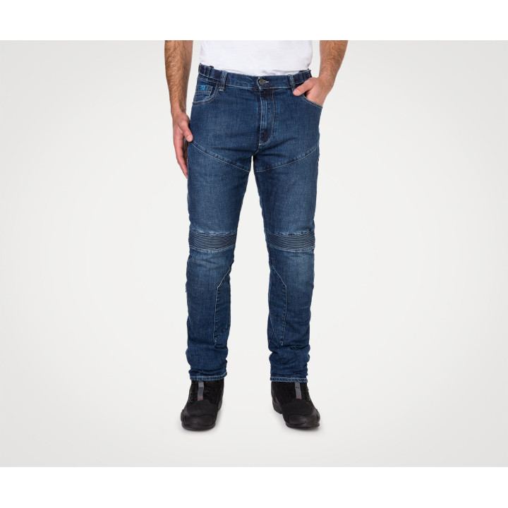 Pantalon jeans pmj dust bleu aaa | Oxmoto
