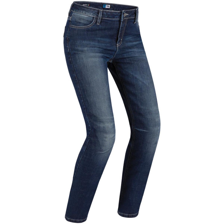 Pantalon jeans pmj rider lady bleu a | Oxmoto