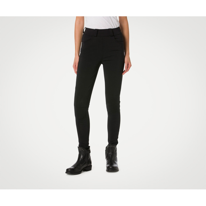Pantalon jeans pmj femme spring noir aa | Oxmoto