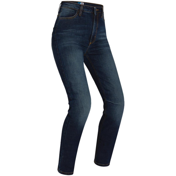 Pantalon jeans pmj femme sara bleu a | Oxmoto