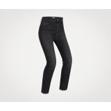 Pantalon jeans pmj femme sara noir a | Oxmoto