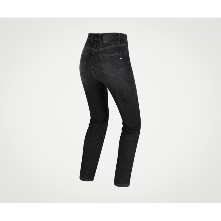 Pantalon jeans pmj femme sara noir a | Oxmoto