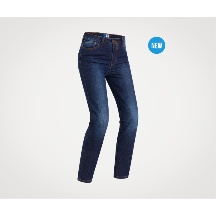 Pantalon jeans pmj femme hollie bleu aaa | Oxmoto