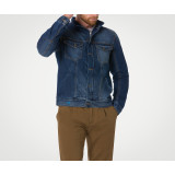 Veste jean pmj west bleu aaa | Oxmoto