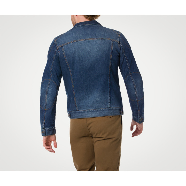 Veste jean pmj west bleu aaa | Oxmoto