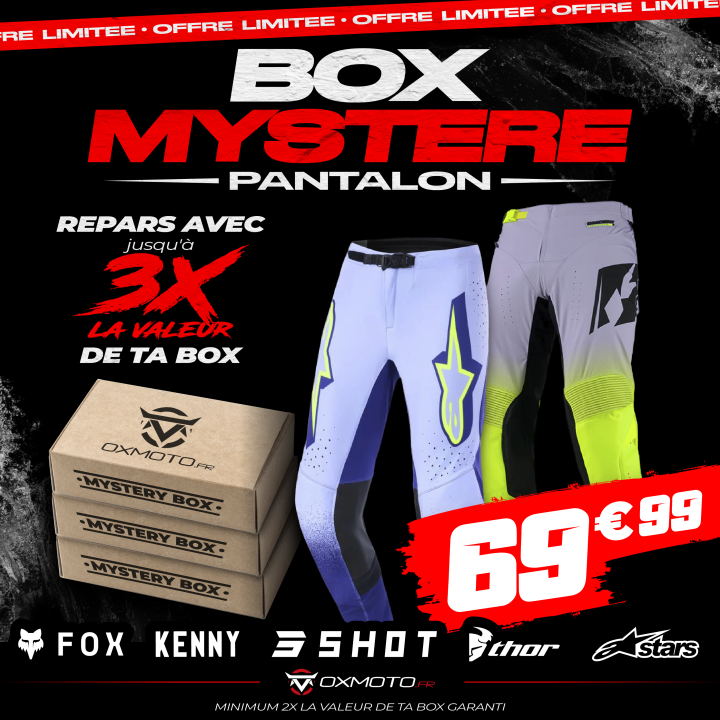 B'ox mystère pantalon Oxmoto bleu | Oxmoto