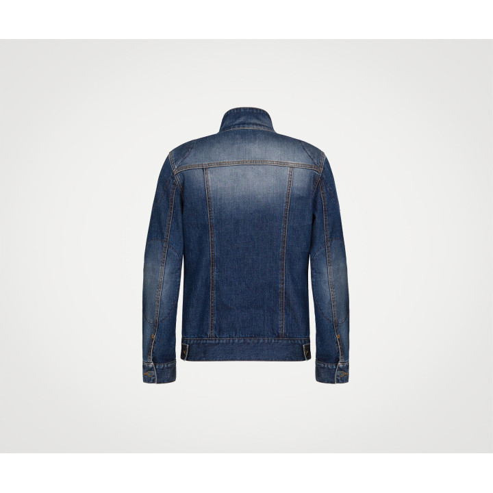 Veste jean pmj femme lucy bleu aaa | Oxmoto