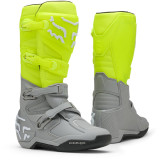 Bottes FOX comp jaune/gris | Oxmoto