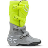 Bottes FOX comp jaune/gris | Oxmoto