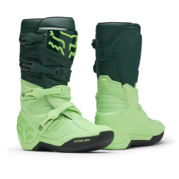 Bottes enfant FOX comp vert | Oxmoto