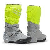 Bottes enfant FOX comp jaune/gris | Oxmoto