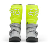 Bottes enfant FOX comp jaune/gris | Oxmoto