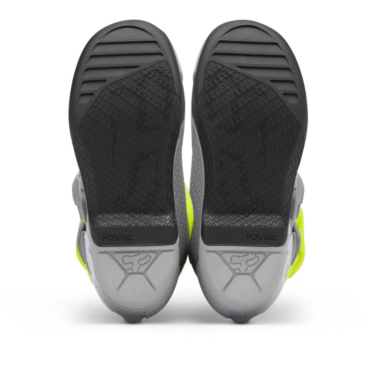 Bottes enfant FOX comp jaune/gris | Oxmoto
