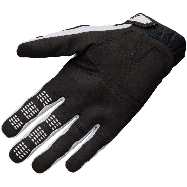 Gants FOX pawtector noir/blanc | Oxmoto