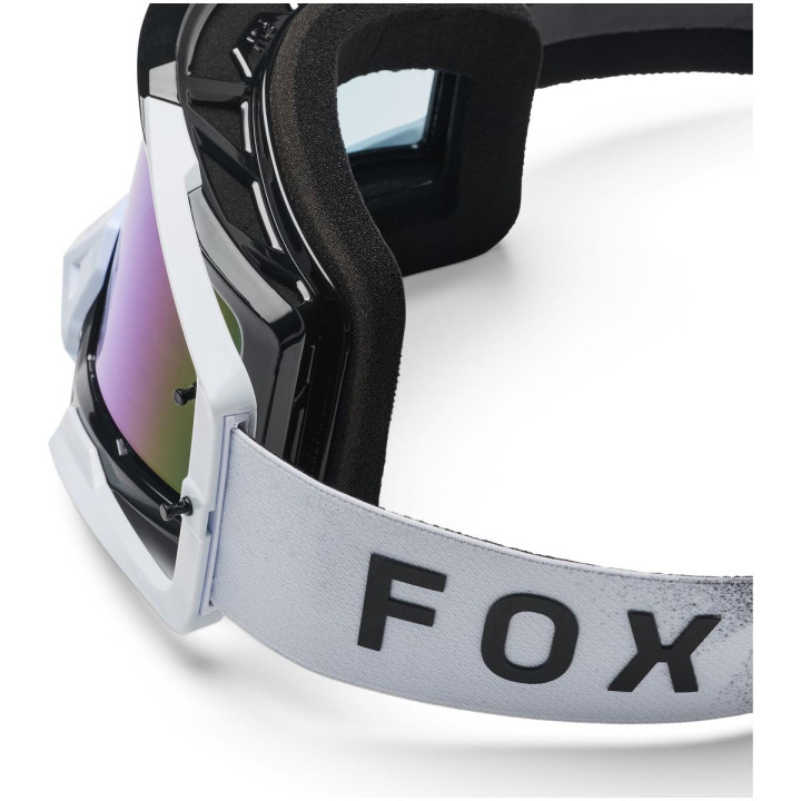 Masque FOX airspace clutch blanc/noir | Oxmoto