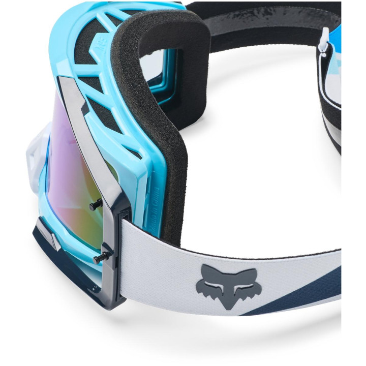 Masque FOX airspace foundry bleu | Oxmoto