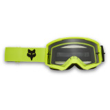 Masque FOX main core jaune 32985-130-OS | Oxmoto