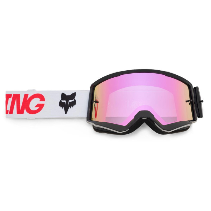 Masque FOX main draft noir/rose | Oxmoto