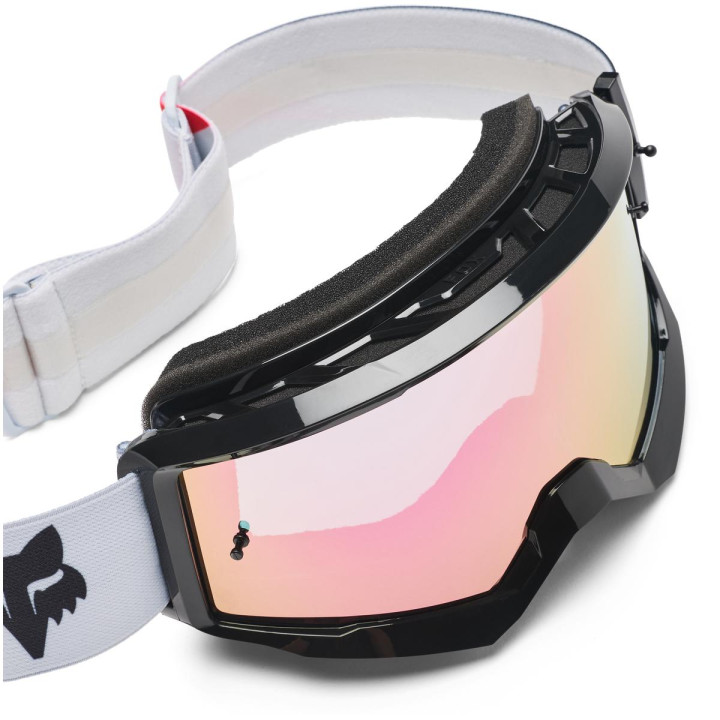 Masque FOX main draft noir/rose | Oxmoto