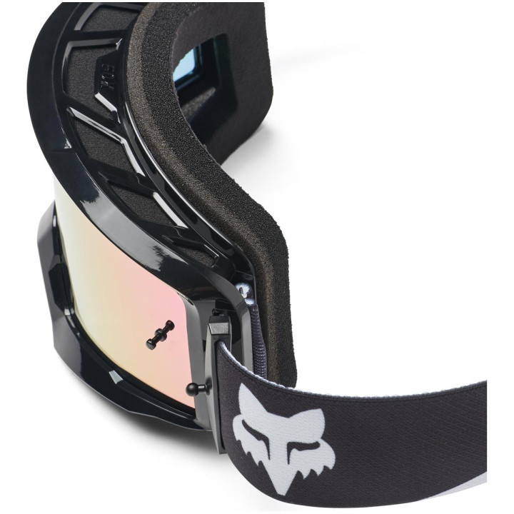 Masque FOX main draft noir/rose | Oxmoto