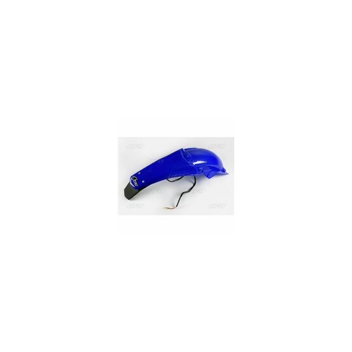 Garde-boue arrière + support de plaque avec feu UFO bleu reflex Yamaha wr450f/250f