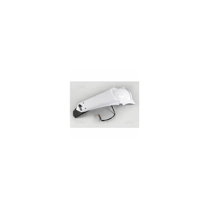 Garde-boue arrière + support de plaque avec feu UFO blanc Yamaha wr250f/450f 1087821002