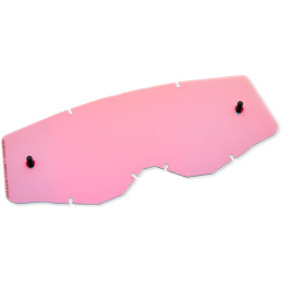 Écran de masque FOX mx24 yth main lexan lens - mirror rouge