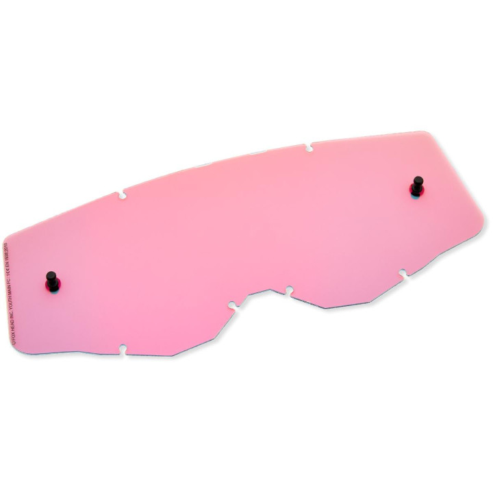 Écran de masque FOX mx24 yth main lexan lens - mirror rouge