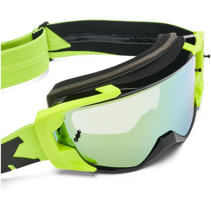 Masque FOX vue core jaune | Oxmoto