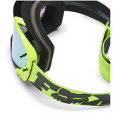 Masque FOX vue core jaune | Oxmoto