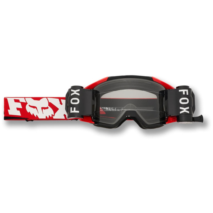 Masque FOX vue roll-off rouge | Oxmoto