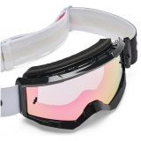 Masque enfant FOX main draft noir/rose | Oxmoto