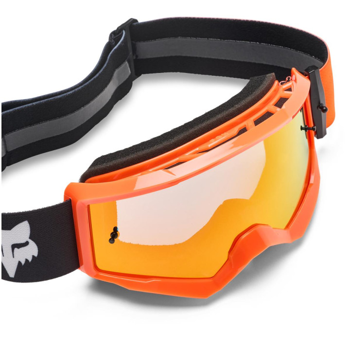 Masque enfant FOX main draft orange | Oxmoto