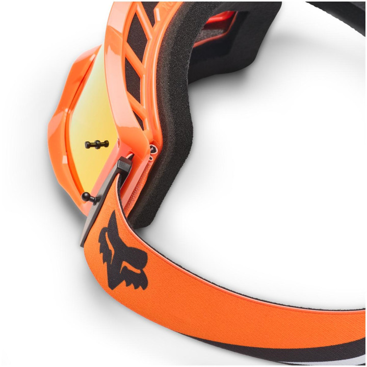 Masque enfant FOX main draft orange | Oxmoto