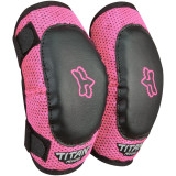 Coudières enfant FOX peewee titan m/l noir/rose | Oxmoto