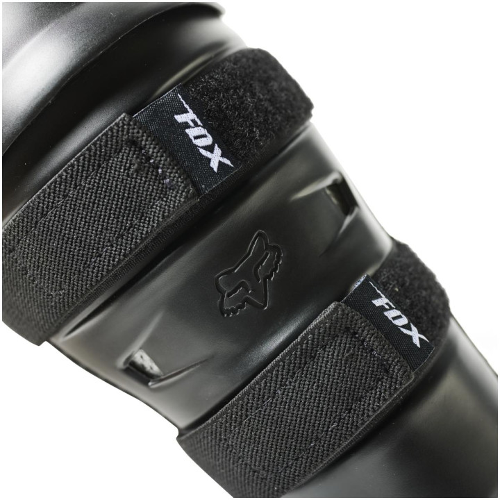 Genouillères protège-tibias enfant FOX peewee titan noir/argent
