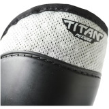 Genouillères protège-tibias enfant FOX peewee titan noir/argent