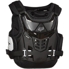 Protection enfant FOX raptor proframe lc ce noir/blanc