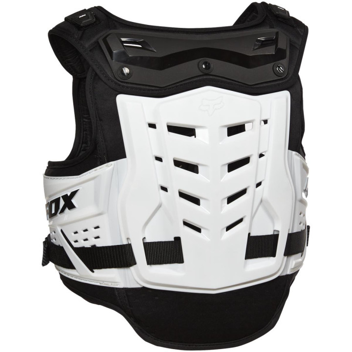 Protection enfant FOX raptor proframe lc ce noir/blanc