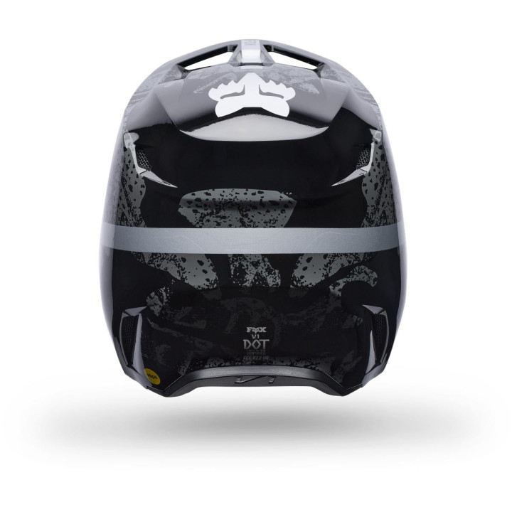 Casque FOX v1 bnkr noir | Oxmoto