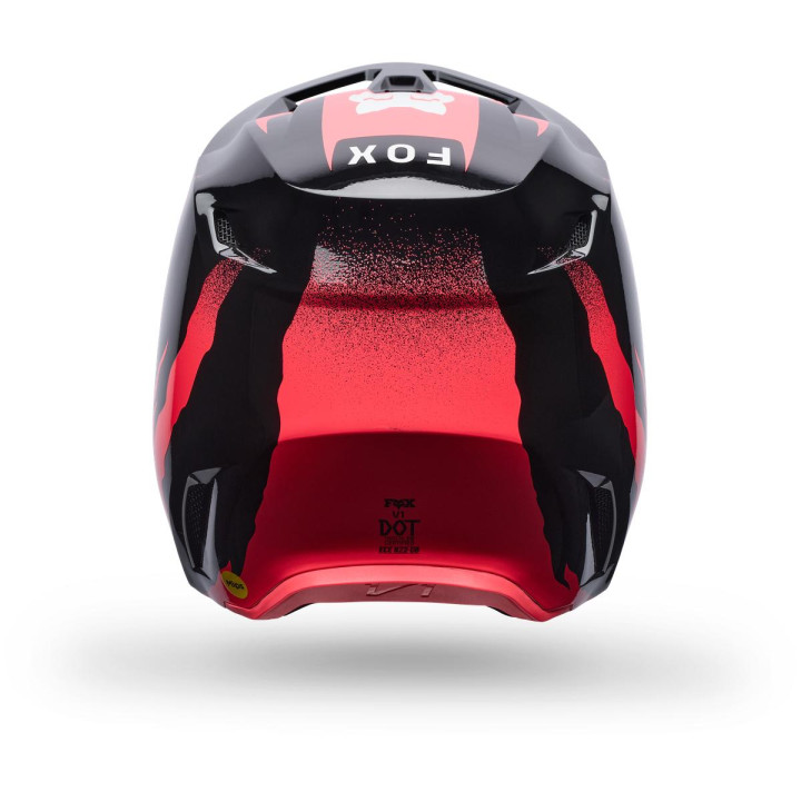 Casque FOX v1 clutch rose | Oxmoto