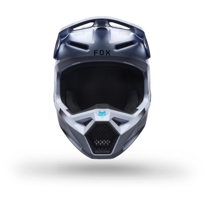 Casque FOX v1 clutch blanc/noir | Oxmoto