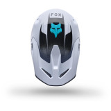 Casque FOX v1 clutch blanc/noir | Oxmoto